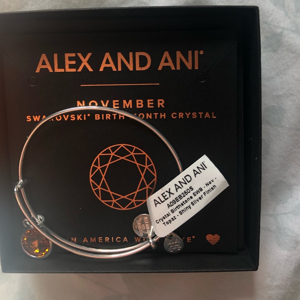 Alex and ani November bracelet